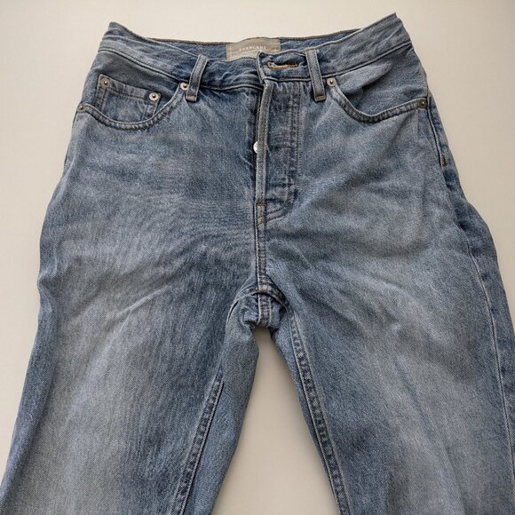 Everlane 90s Cheecky Jeans Vintage Sunbleached Blue 24 - Picture 4 of 7
